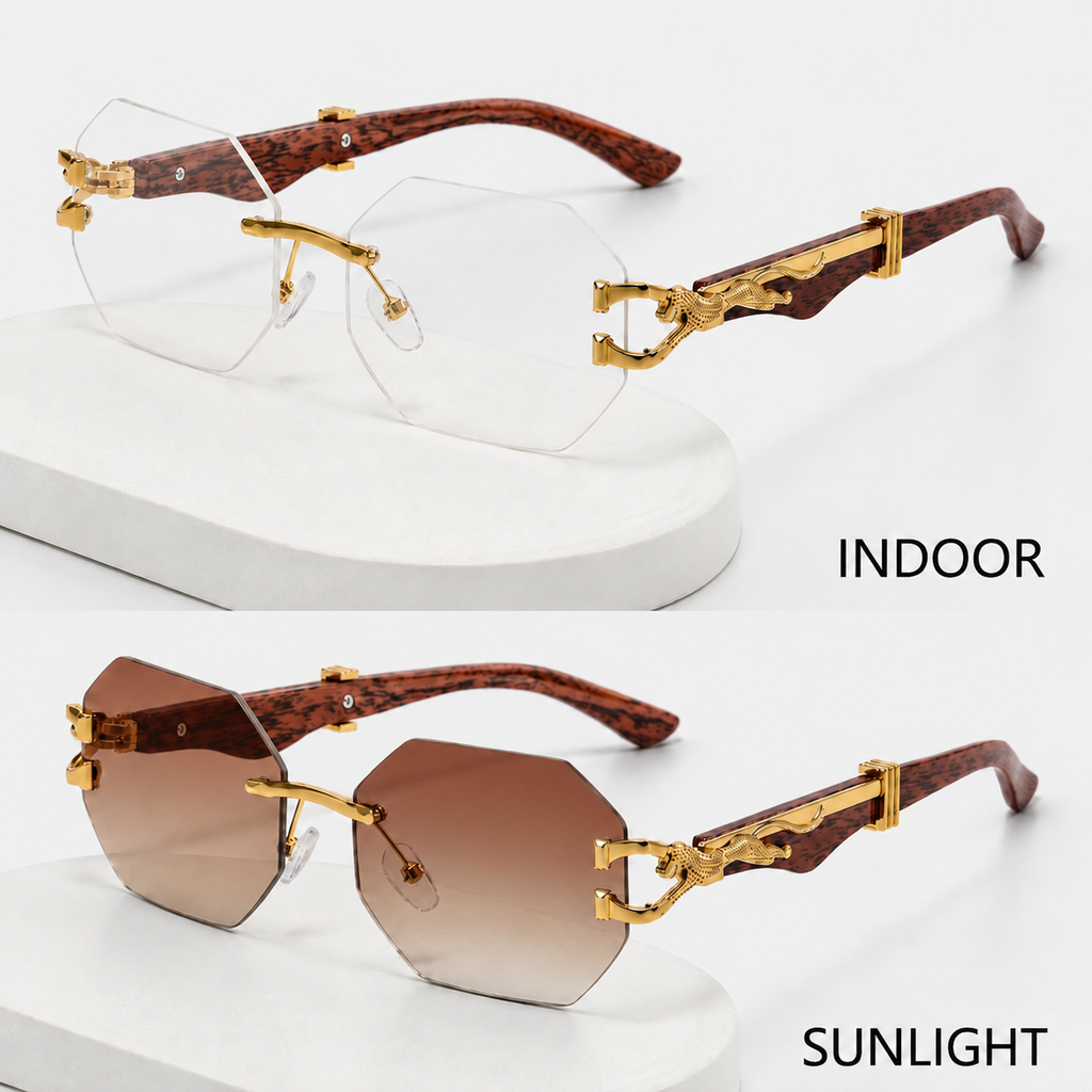 ROYAL CHEETAH SOLAR TRANSITION SUN GLASSES UNI SEX